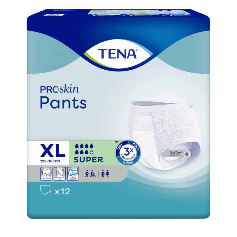 Tena Pants Super Extra Large: Protection urinaire incontinence moyenne