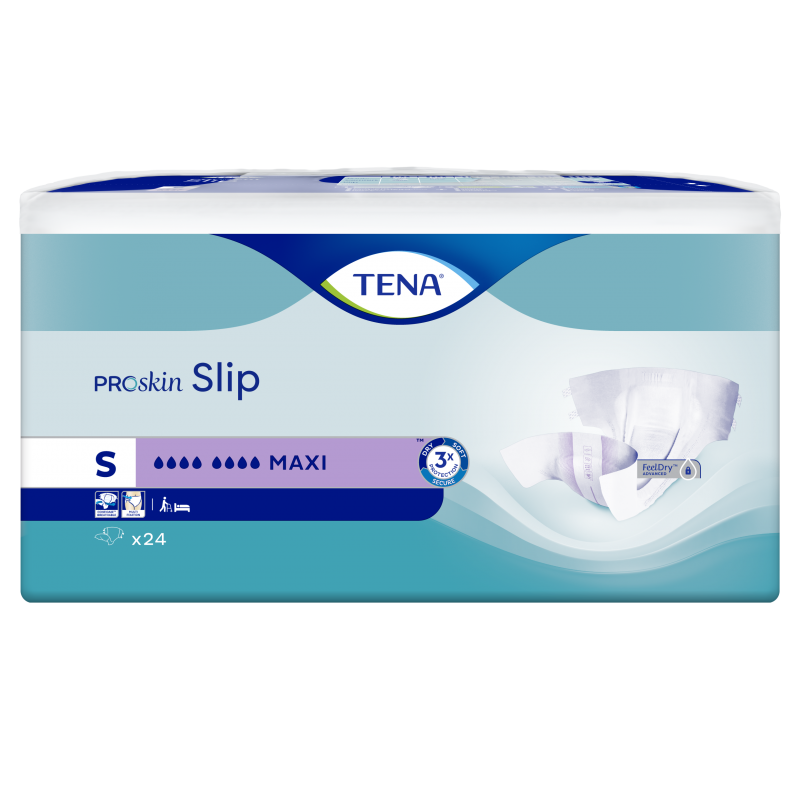 TENA Slip Maxi Small - Change complet pour une protection optimale contre l'incontinence sévère