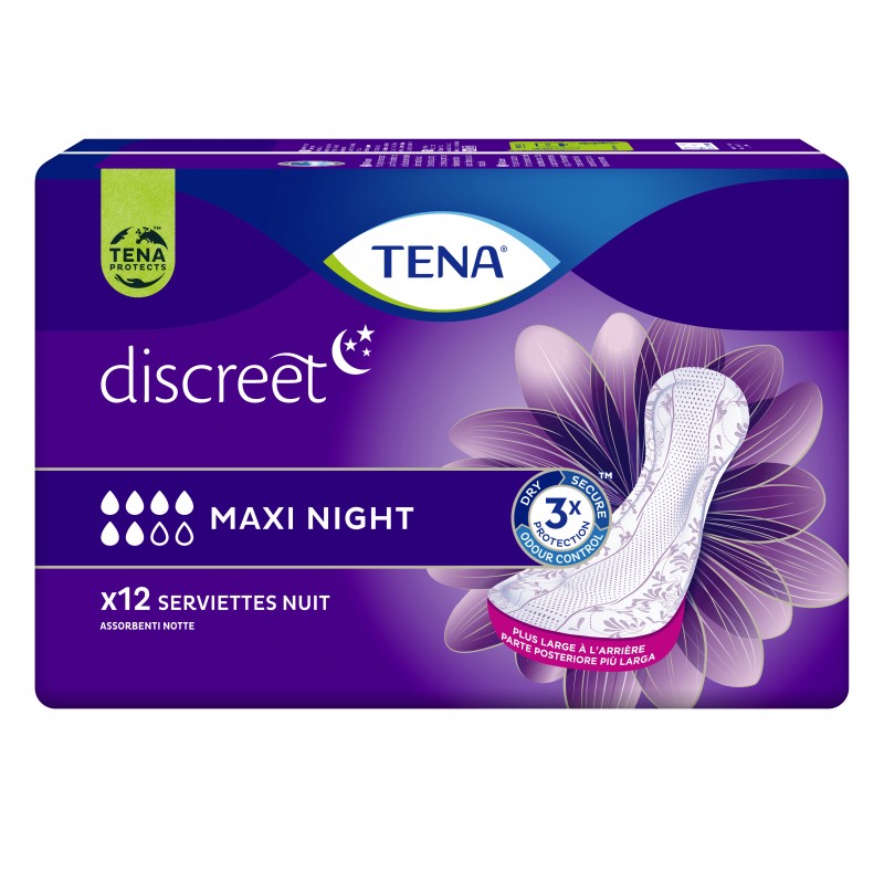Tena Lady Maxi Night Protection urinaire fuites légères à modérées